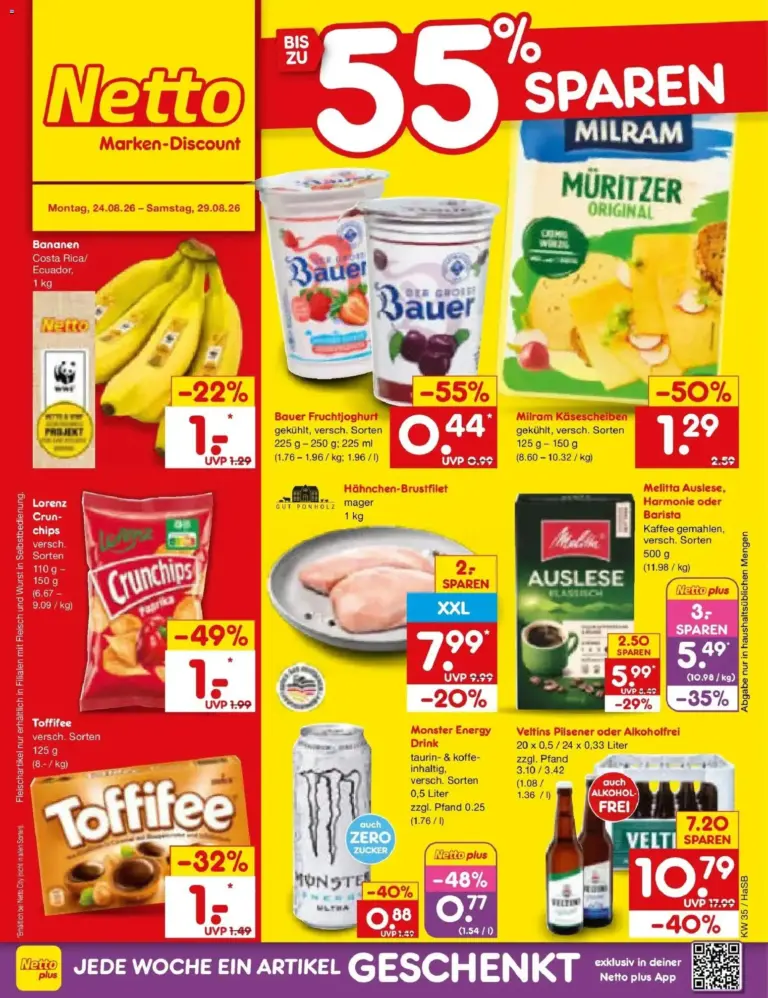 Netto Marken-Discount Prospekt Unna ab 24.08.2026