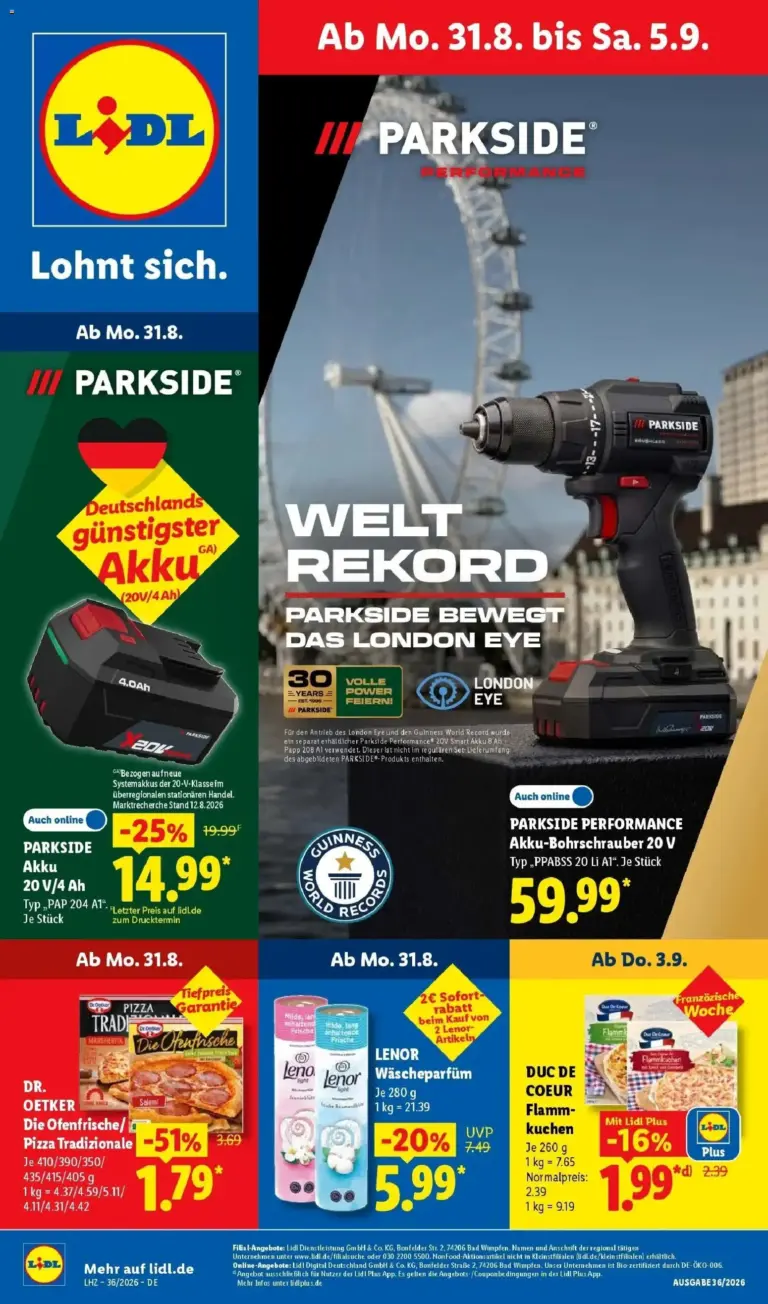 Lidl Prospekt Weikersheim ab 31.08.2026