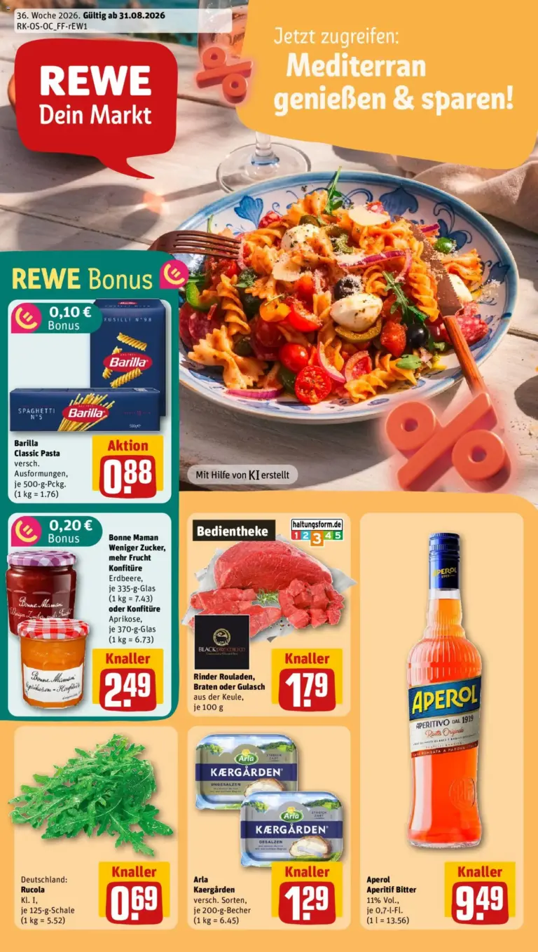 REWE Prospekt ab 31.08.2026