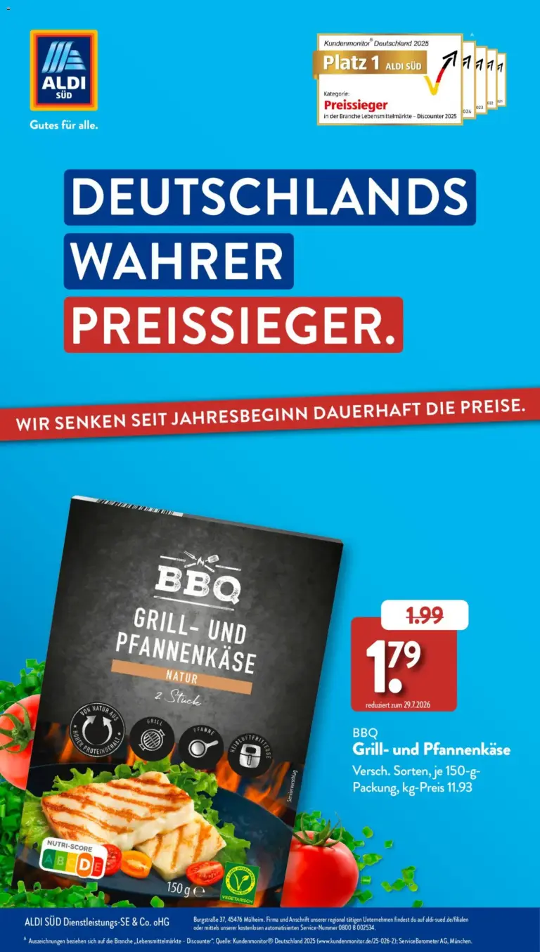 Aldi Süd Sonderprospekt ab 05.08.2026