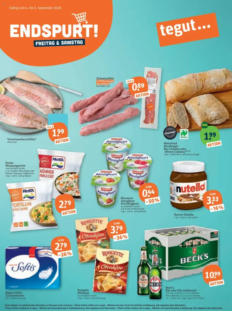 Tegut Prospekt ab 31.08.2026