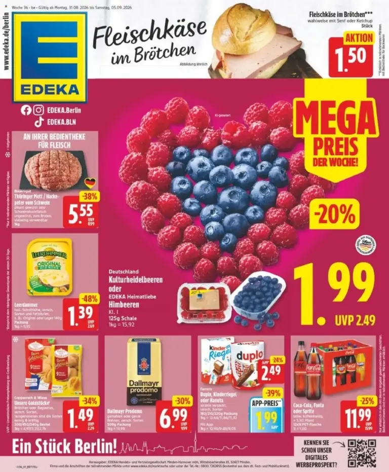 Edeka Prospekt Berlin ab 31.08.2026