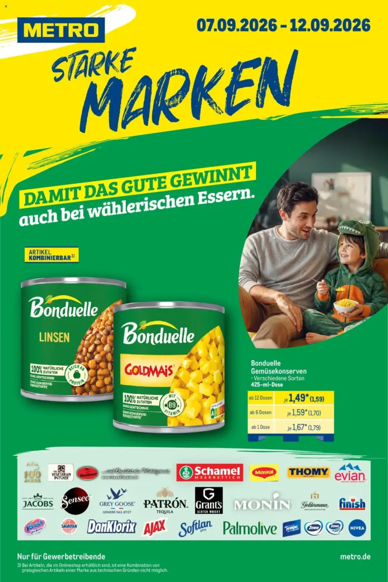 Metro Starke Marken ab 07.09.2026
