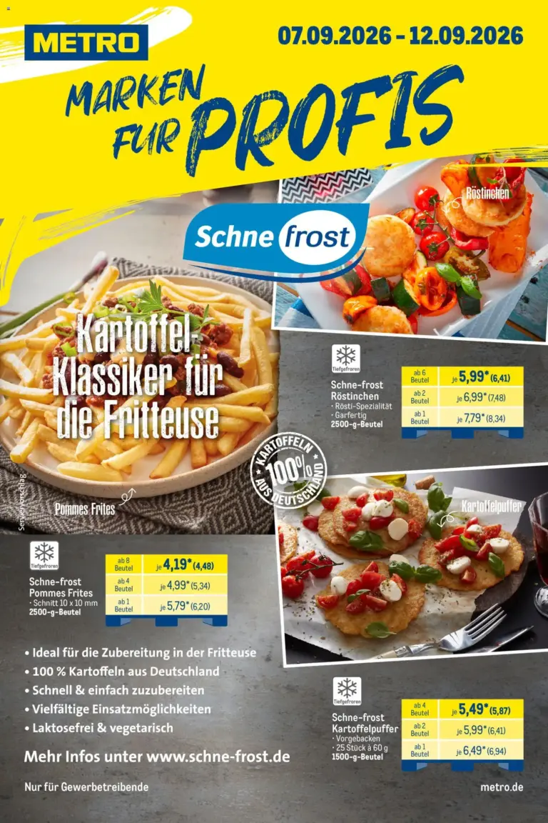 Metro Marken für Profis ab 07.09.2026