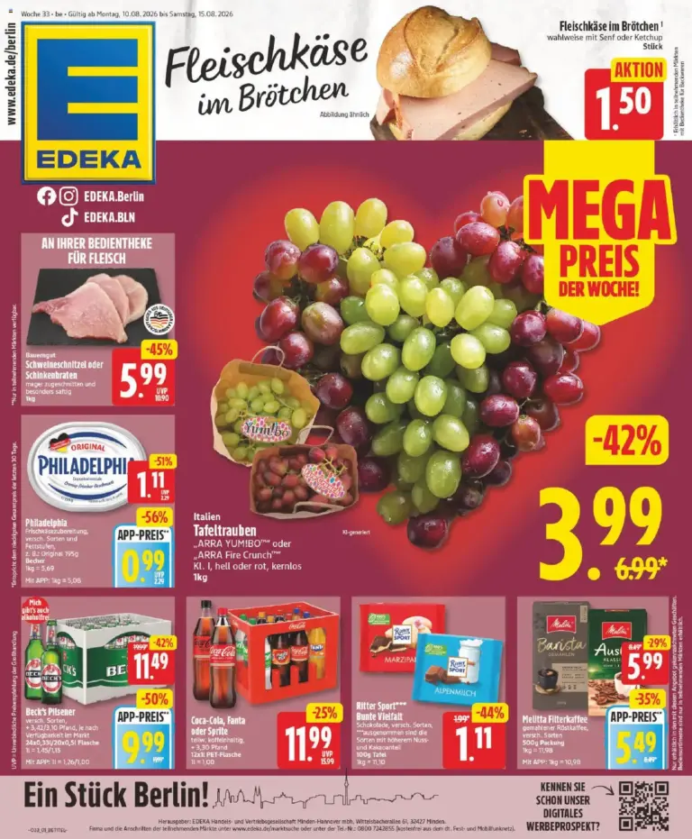 Edeka Prospekt ab 10.08.2026
