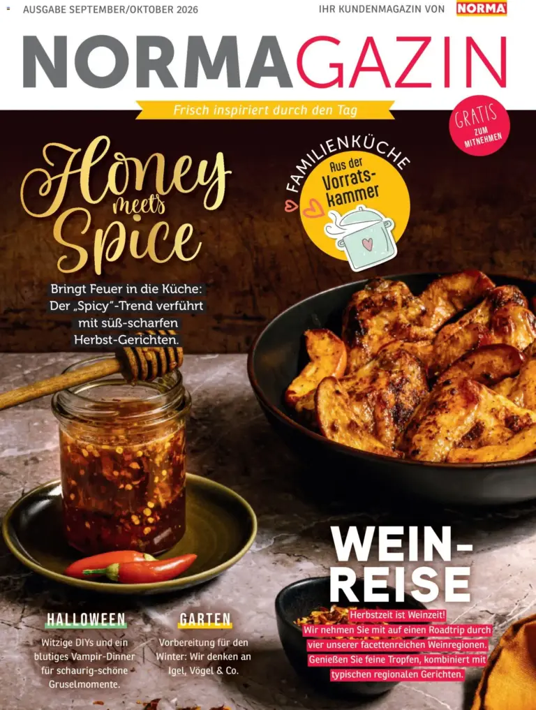 Norma NORMAgazin September/Oktober 2026 ab 01.09.2026