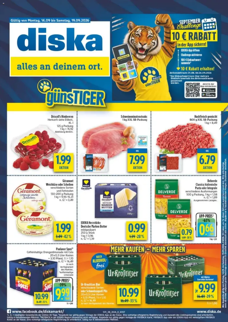 Diska - Diska Sachsen-Thüringen KW38 ab 09.09.2026