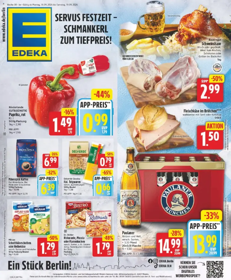 Edeka Prospekt ab 14.09.2026