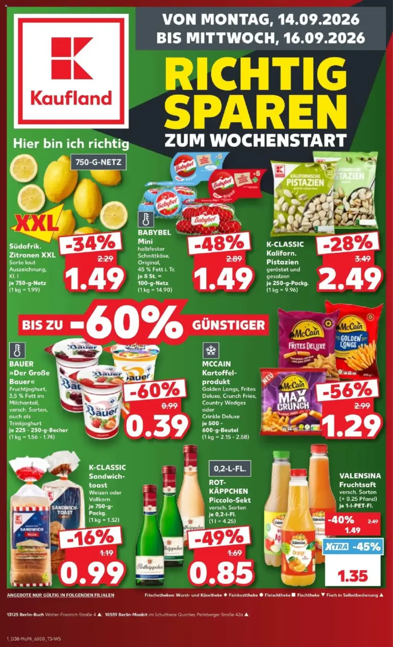 Prospekt Kaufland ab 14.09.2026