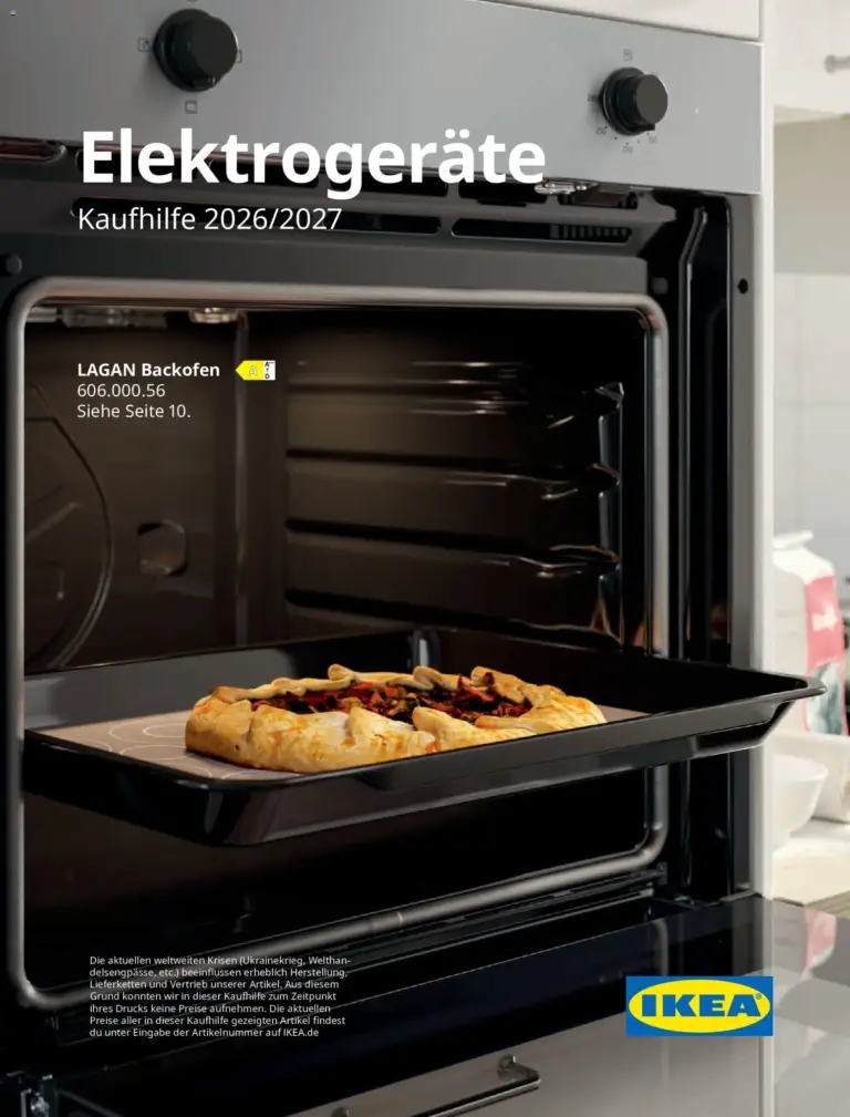 Ikea Elektrogeräte ab 11.09.2026