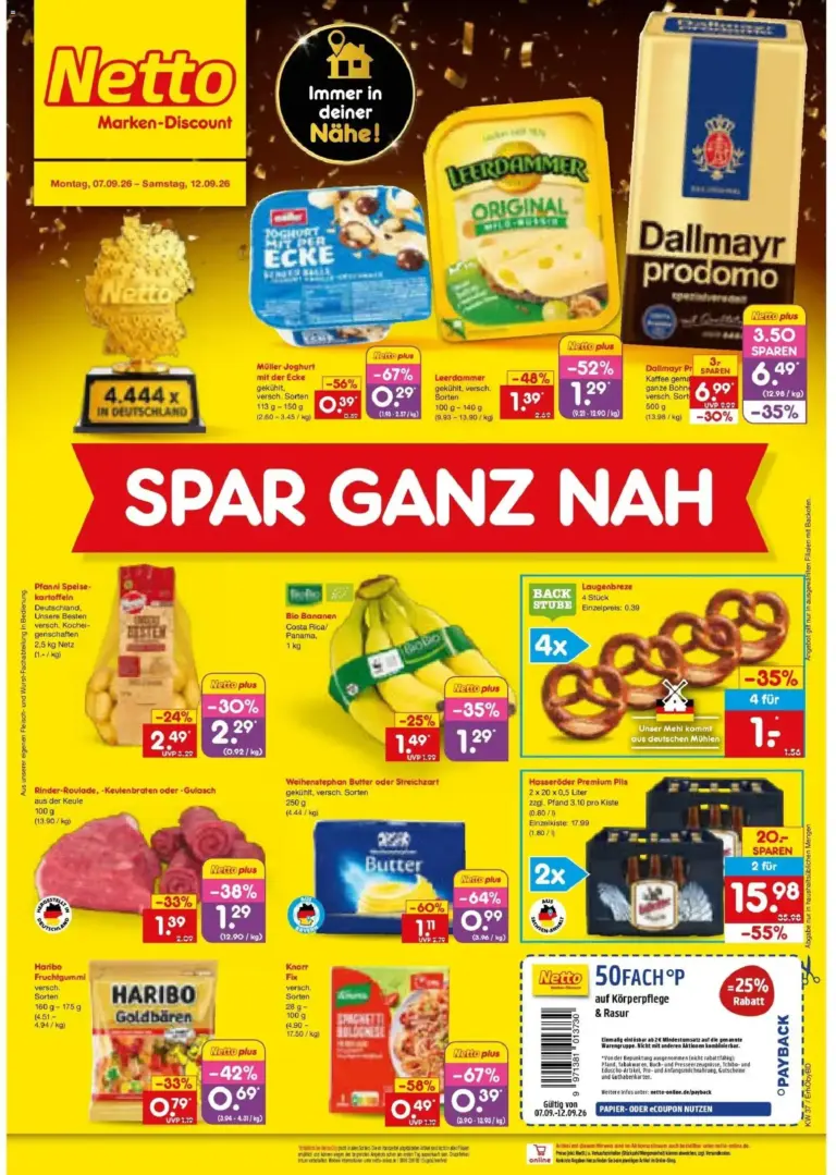 Netto Marken-Discount Prospekt Velden ab 07.09.2026