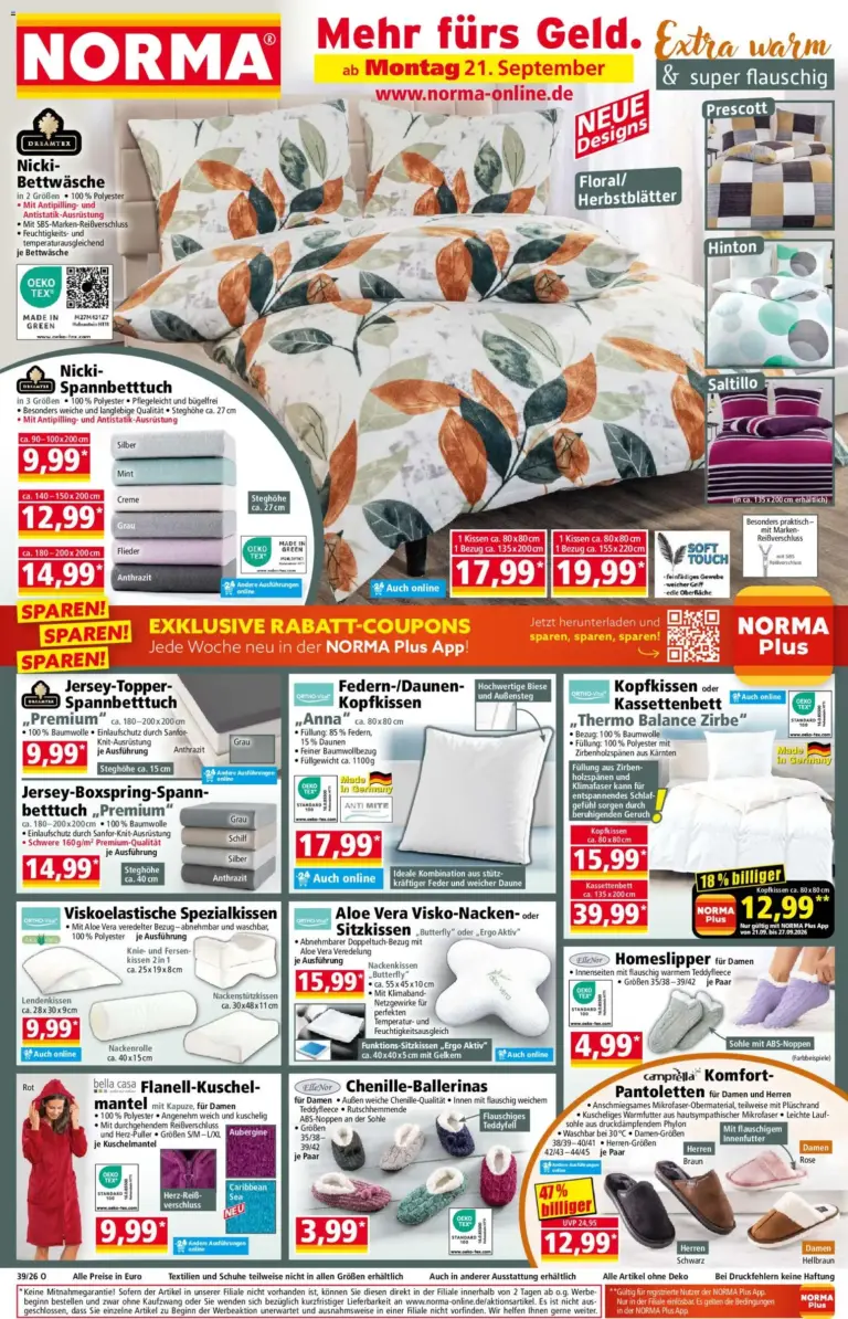 Norma Prospekt ab 21.09.2026