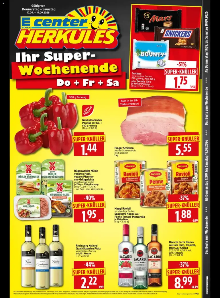 HERKULES Sonderbeilage ab 17.09.2026