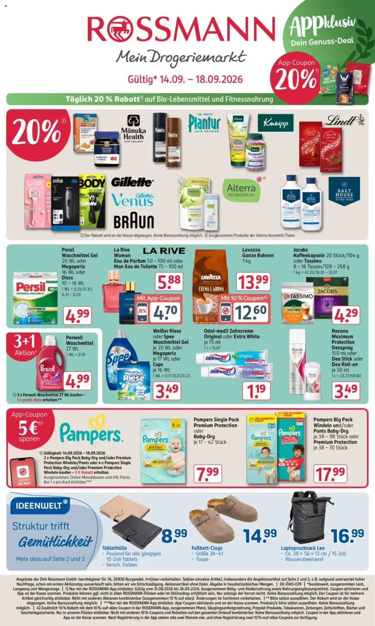 Rossmann Prospekt ab 14.09.2026