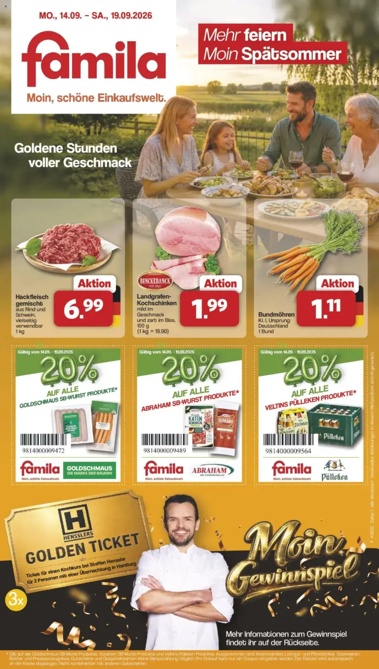 Famila Nordwest Sonderangebote ab 14.09.2026