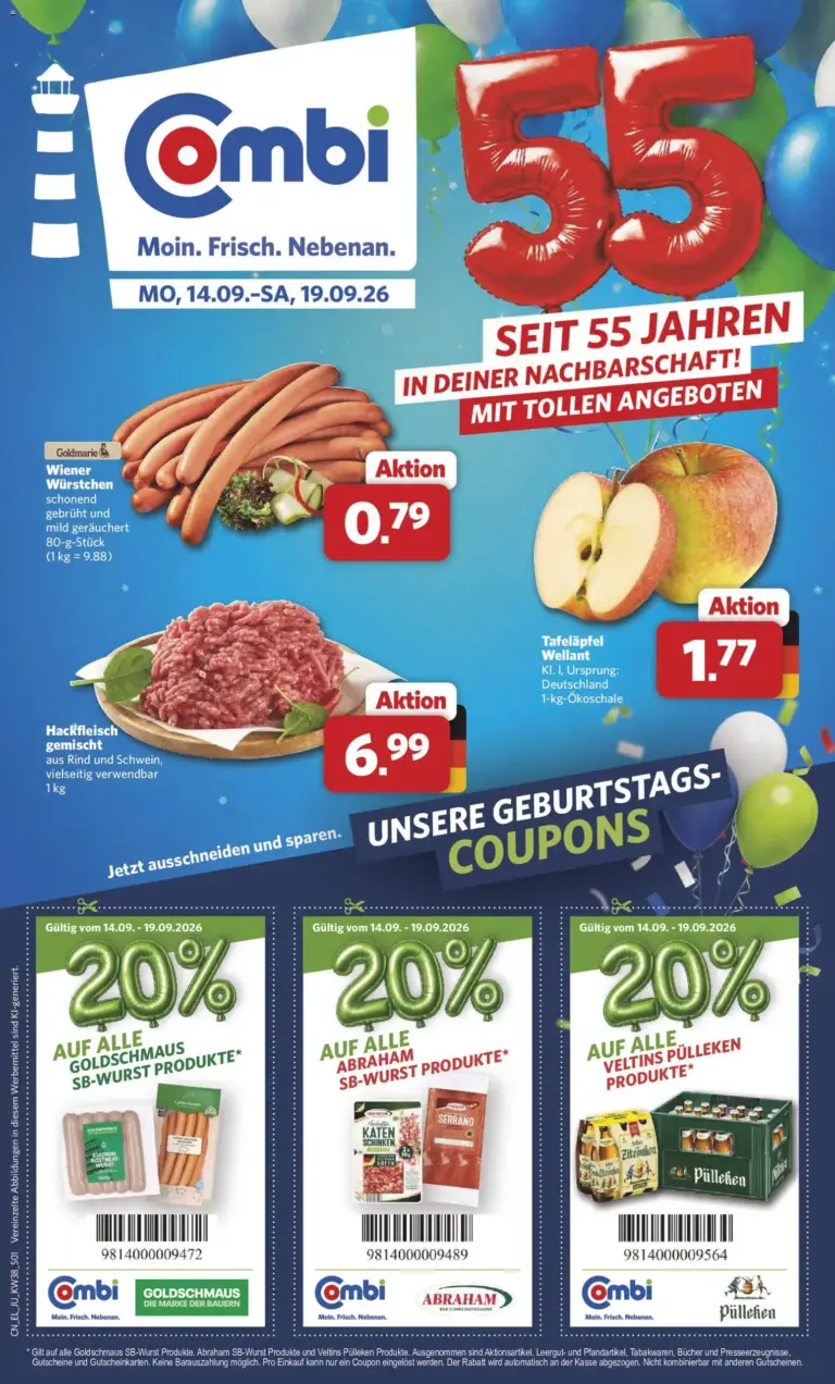 Combi Sonderangebote ab 14.09.2026