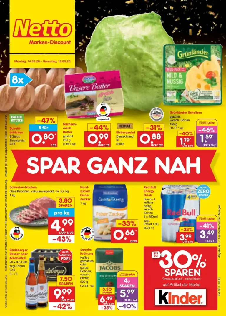 Netto Marken-Discount Prospekt Leipzig ab 14.09.2026