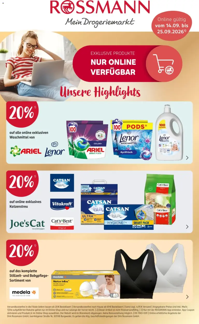 Rossmann Onlineprospekt ab 14.09.2026