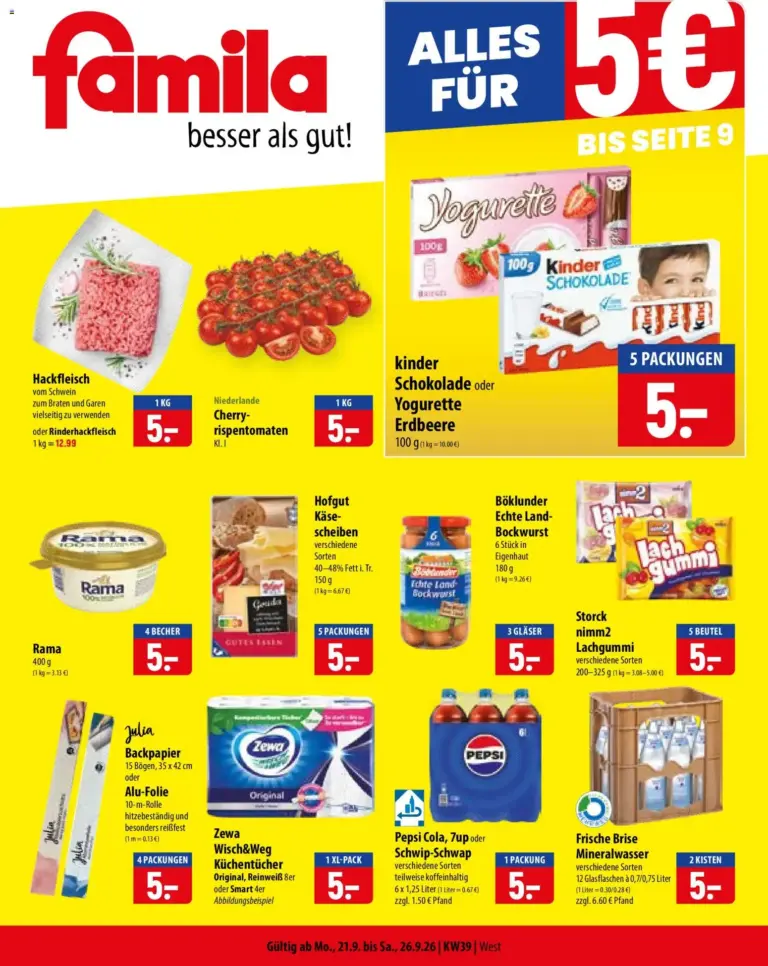 Famila Prospekt ab 21.09.2026
