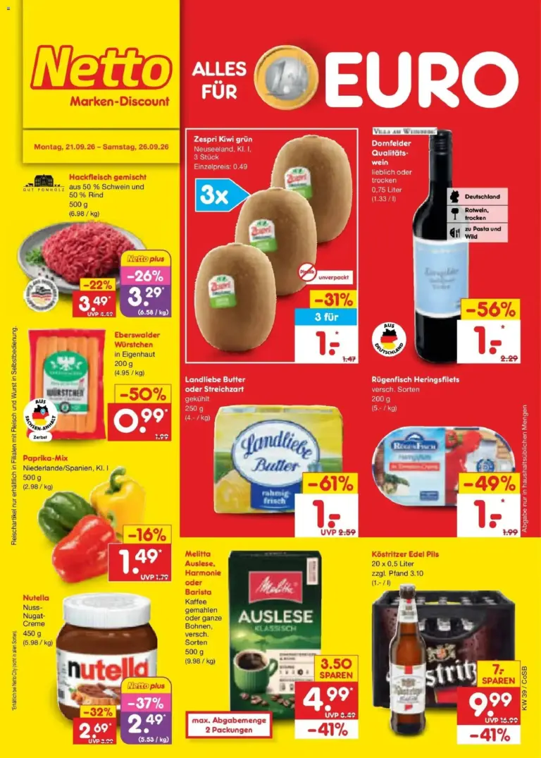 Netto Marken-Discount Prospekt Leipzig ab 21.09.2026