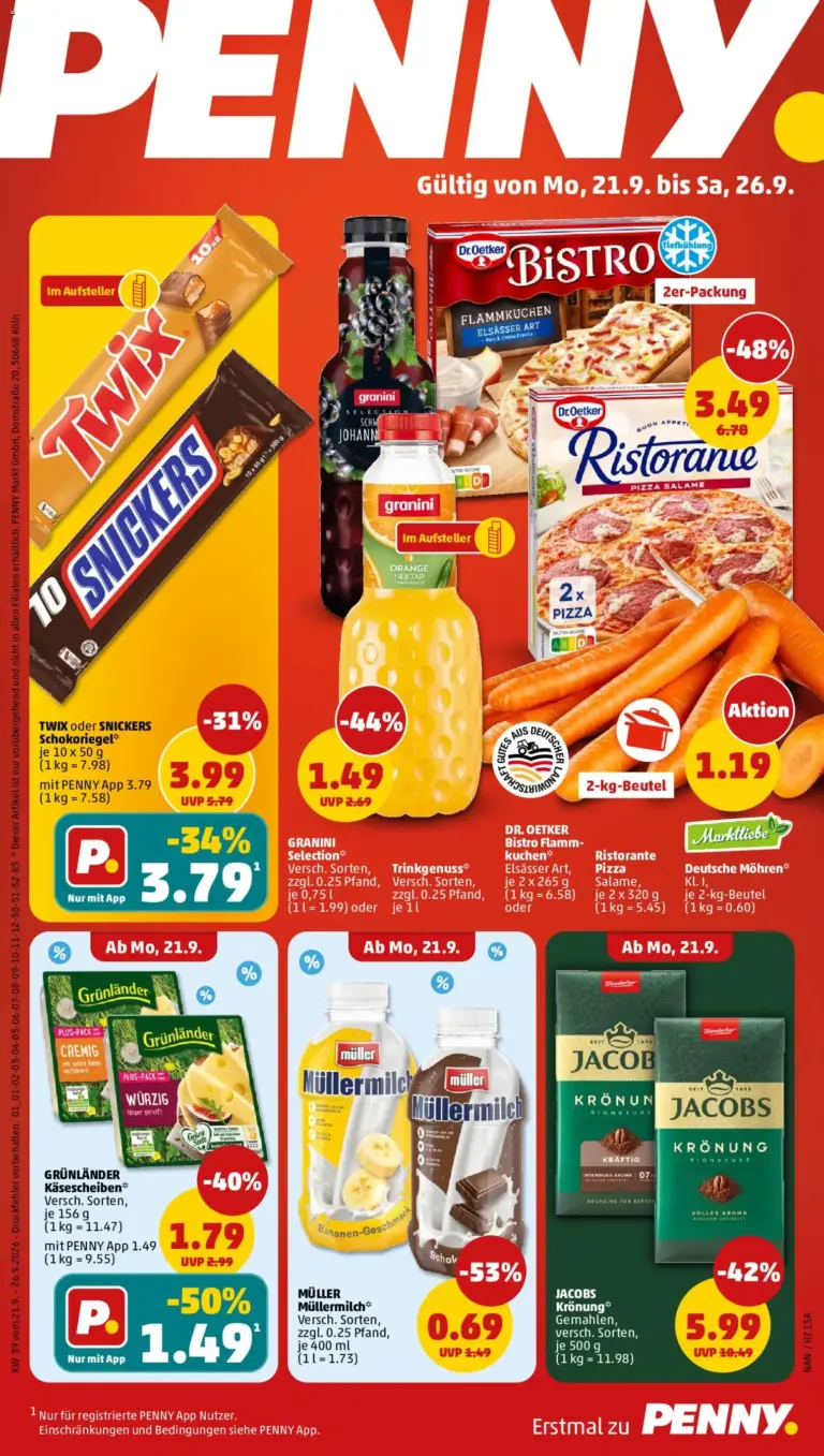 Penny Prospekt ab 21.09.2026