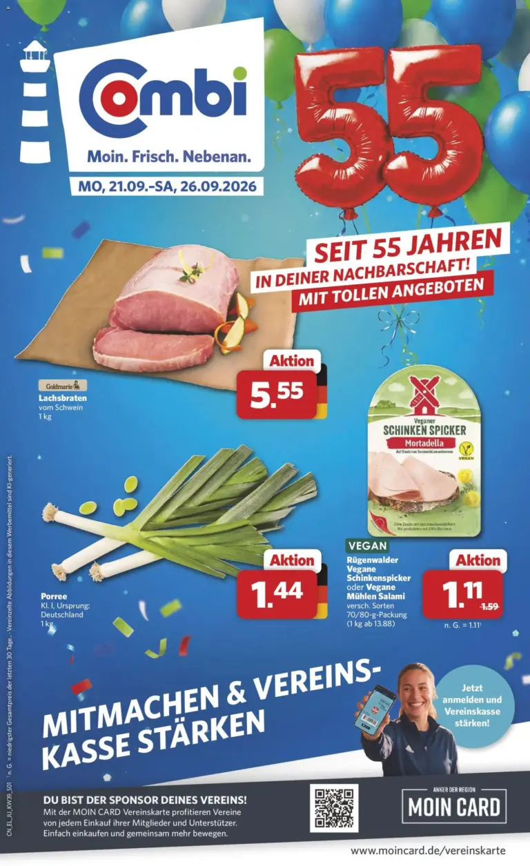 Combi Sonderangebote ab 21.09.2026
