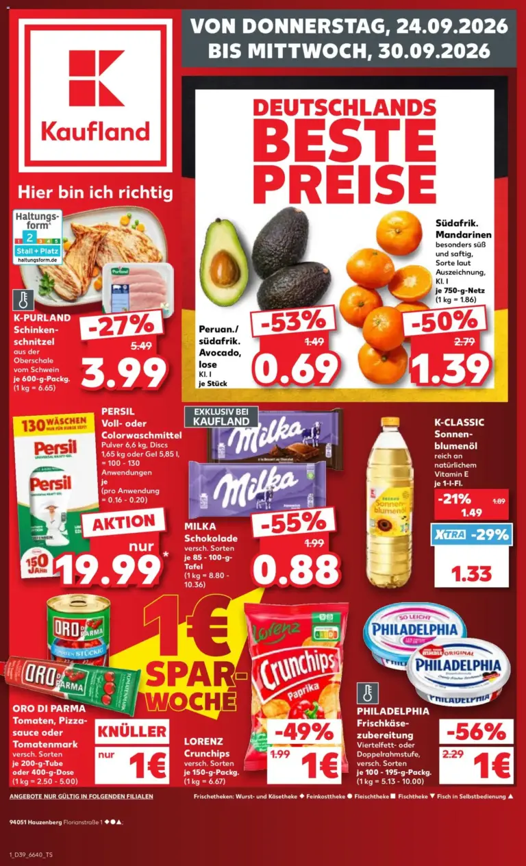 Prospekt Kaufland ab 24.09.2026