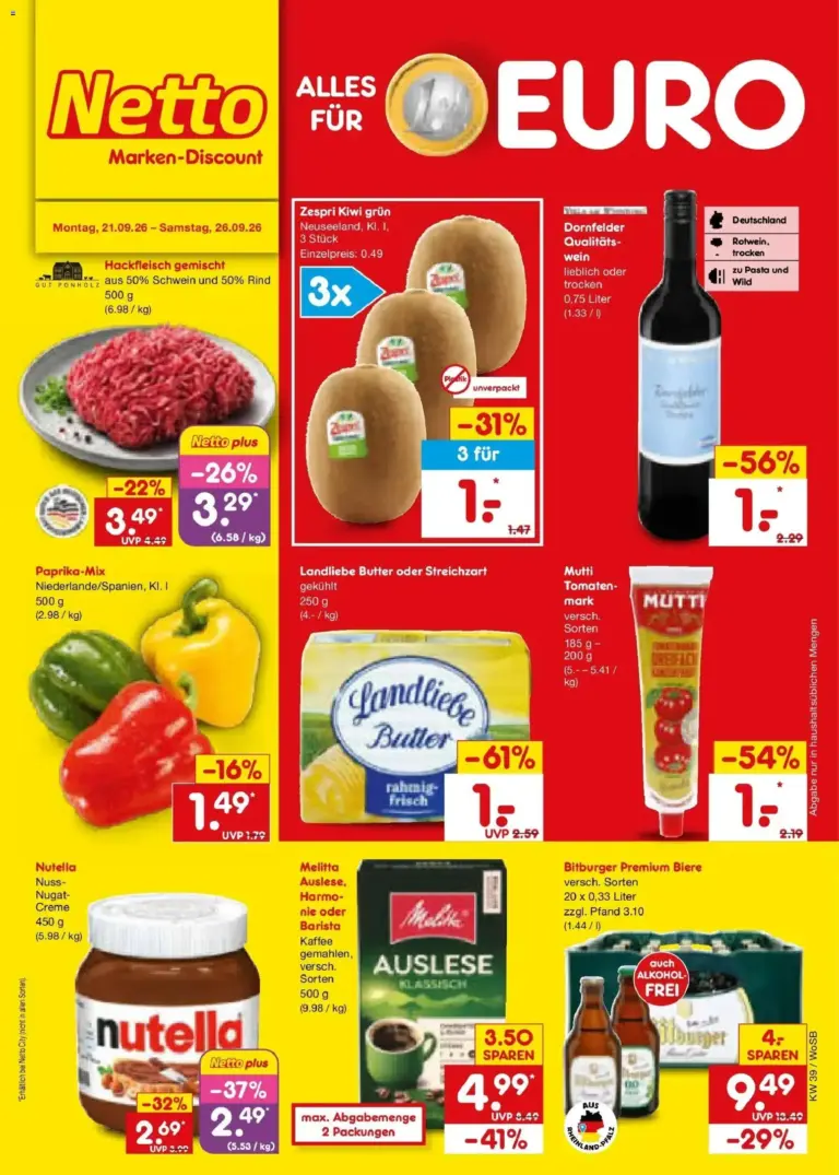 Netto Marken-Discount Prospekt Ludwigshafen-Edigheim ab 21.09.2026