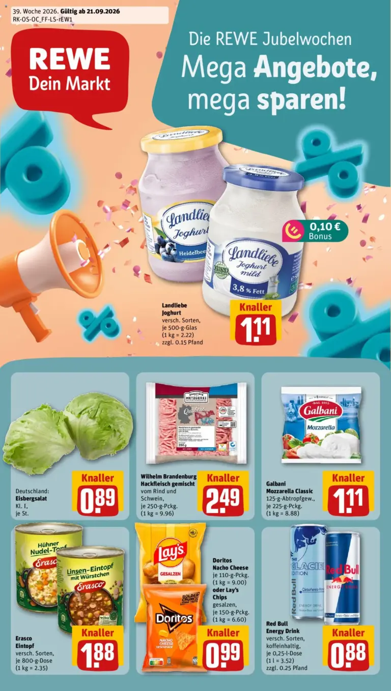 REWE Prospekt ab 21.09.2026