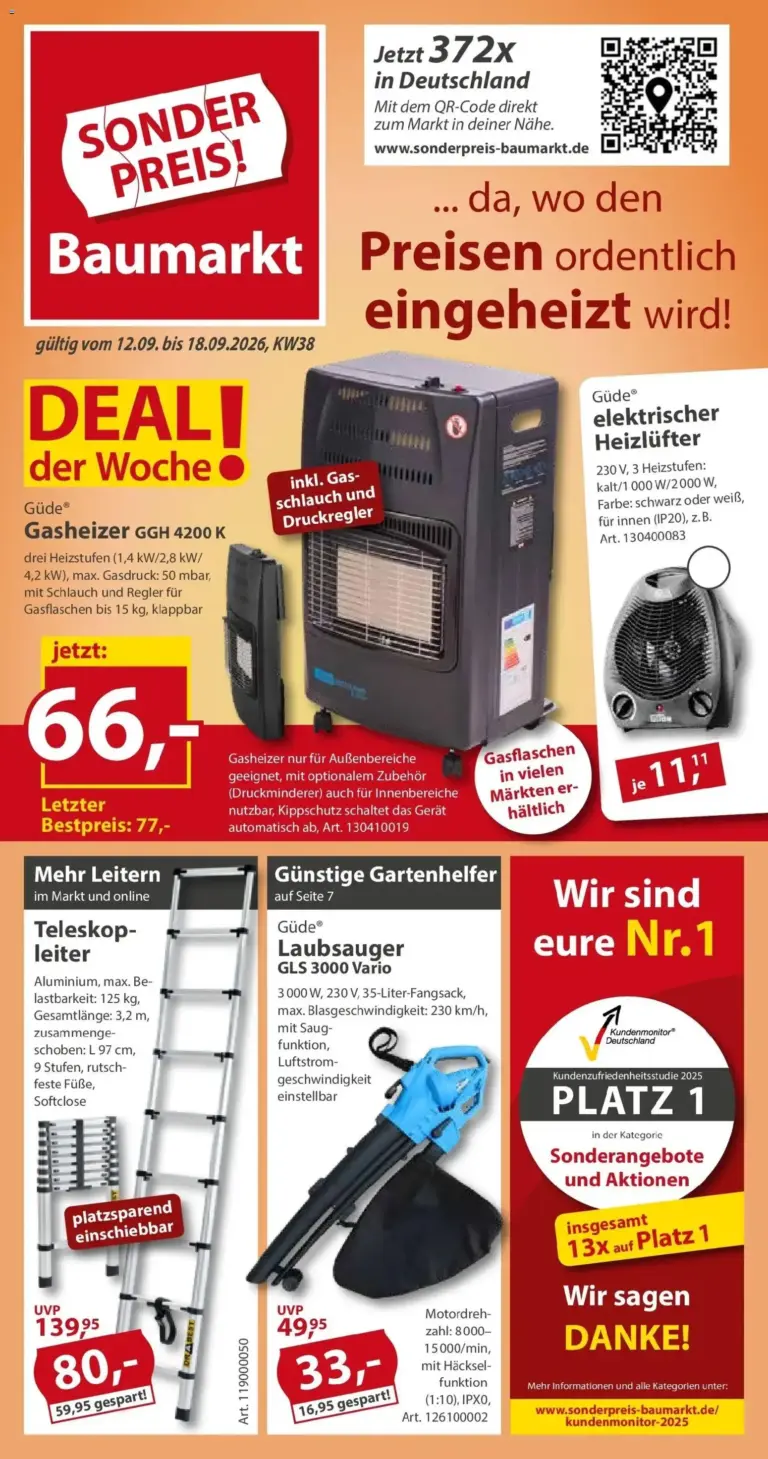 Sonderpreis Baumarkt - Sonderpreis Baumarkt: Aktuelle ab 19.09.2026