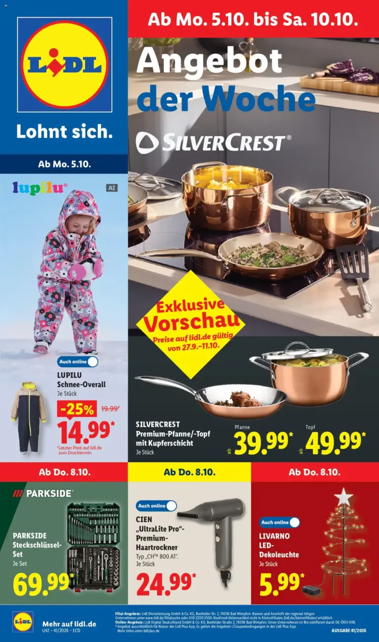 Lidl Prospekt ab 05.10.2026
