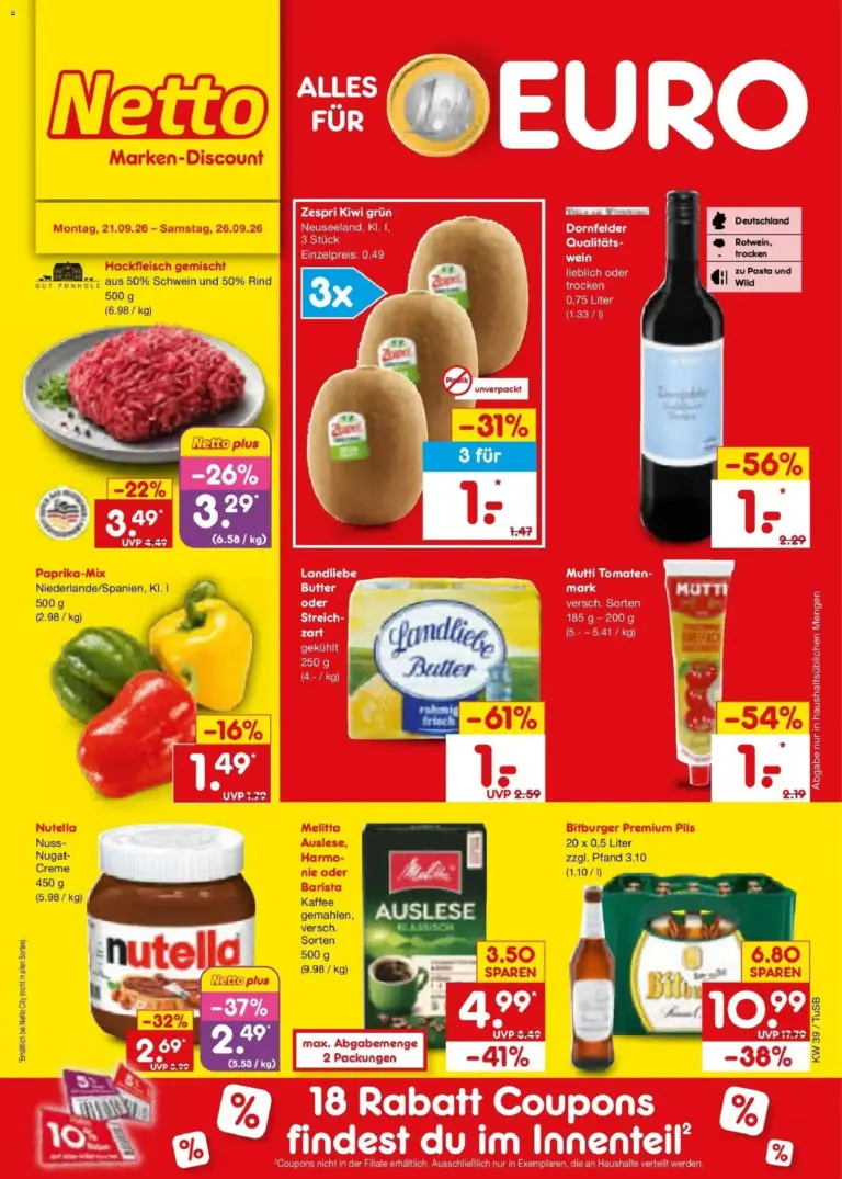 Netto Marken-Discount Prospekt Sindelfingen ab 21.09.2026