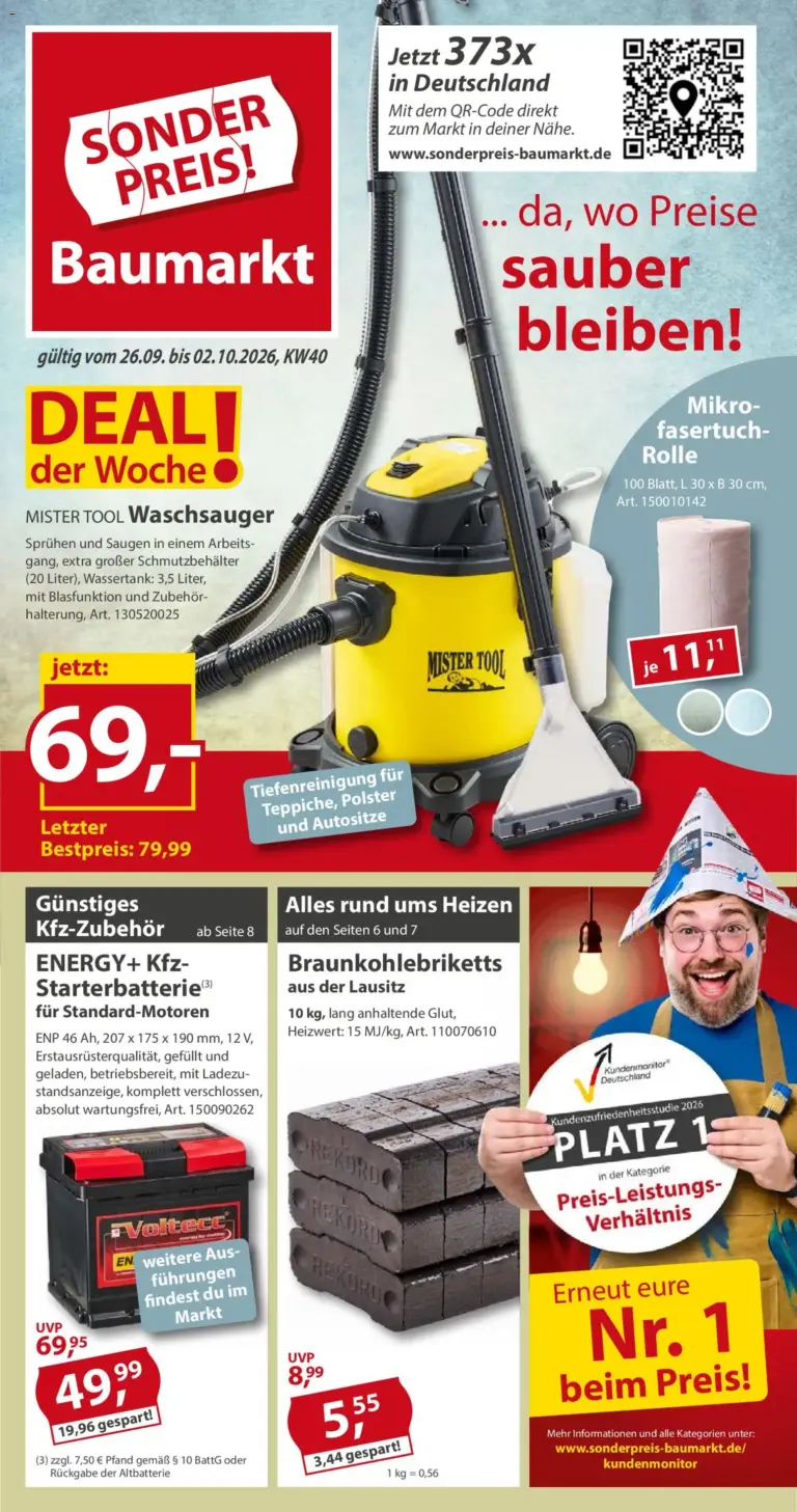 Sonderpreis Baumarkt Prospekt ab 26.09.2026