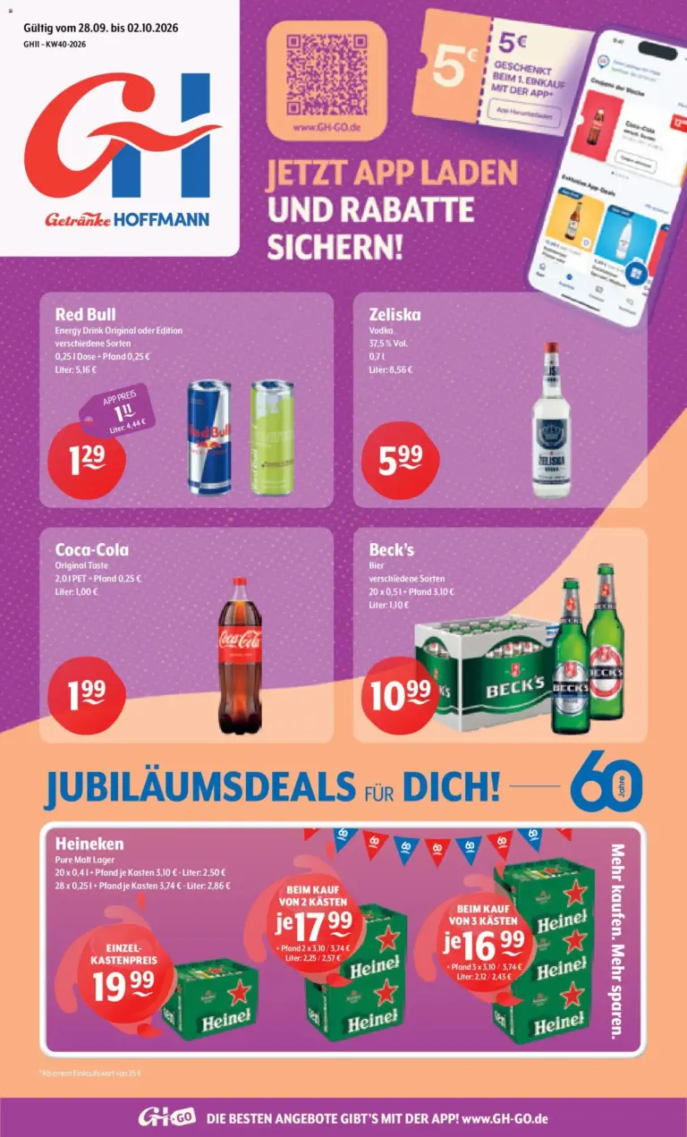 Getränke Hoffmann Prospekt ab 28.09.2026