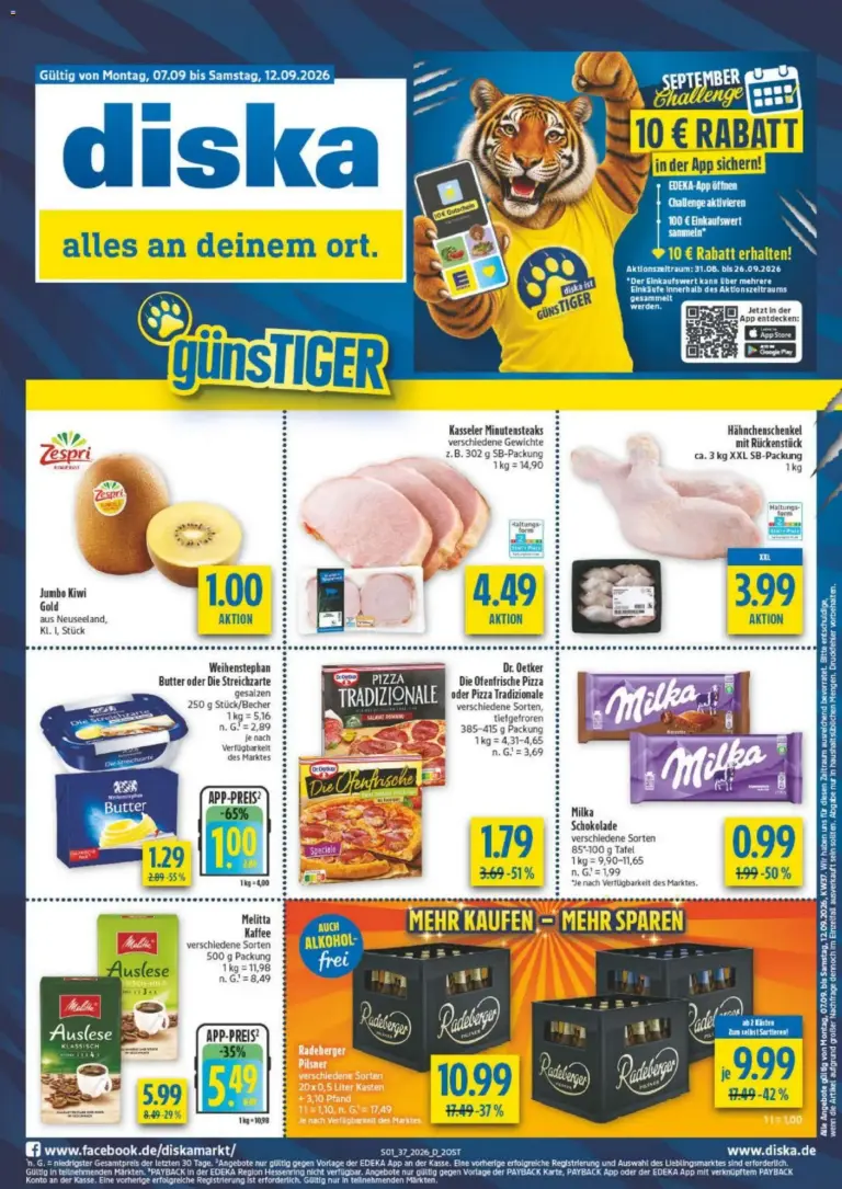 Diska - Diska Sachsen-Thüringen KW37 ab 02.09.2026