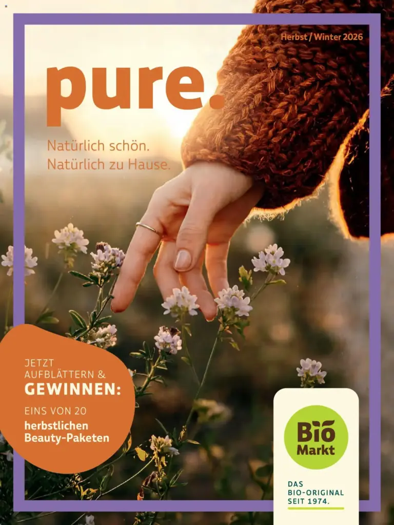 BioMarkt Pure Herbst/Winter 2026 ab 23.09.2026