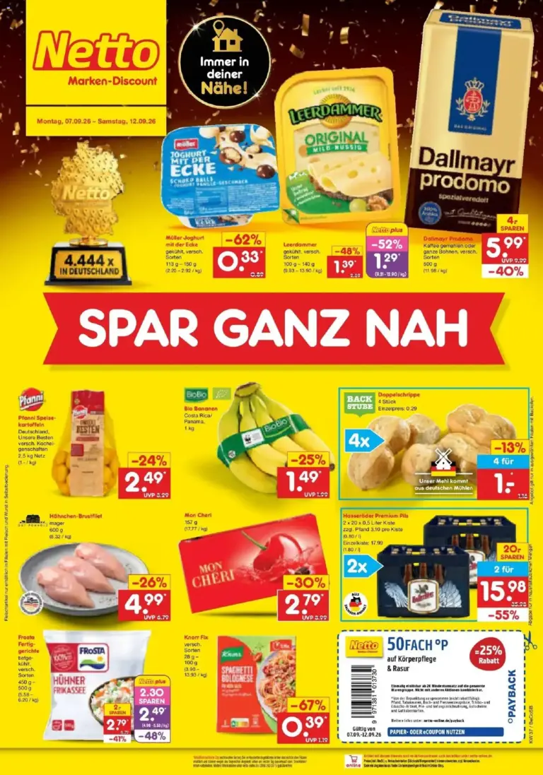 Netto Marken-Discount Prospekt Leipzig ab 07.09.2026