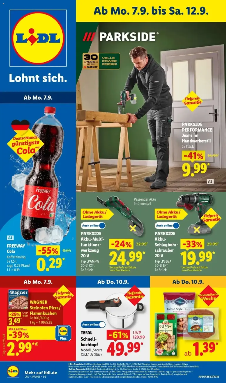 Lidl Prospekt Künzell ab 07.09.2026