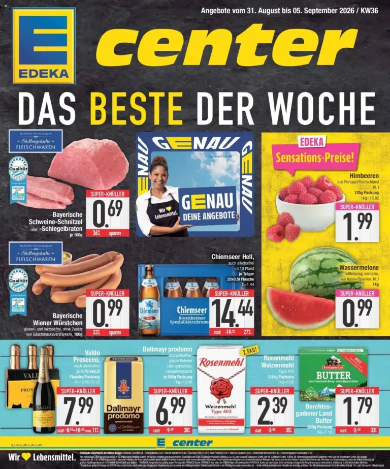 E center Prospekt Regensburg ab 31.08.2026