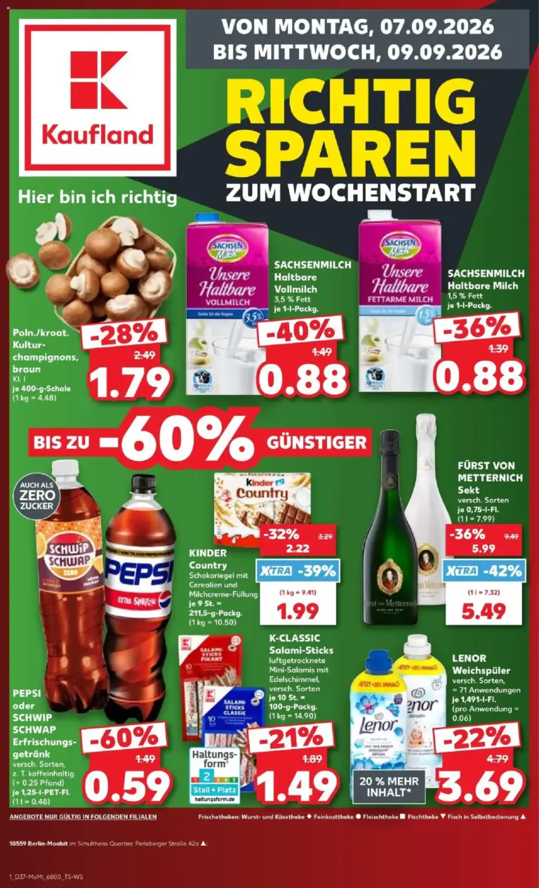 Prospekt Kaufland ab 07.09.2026