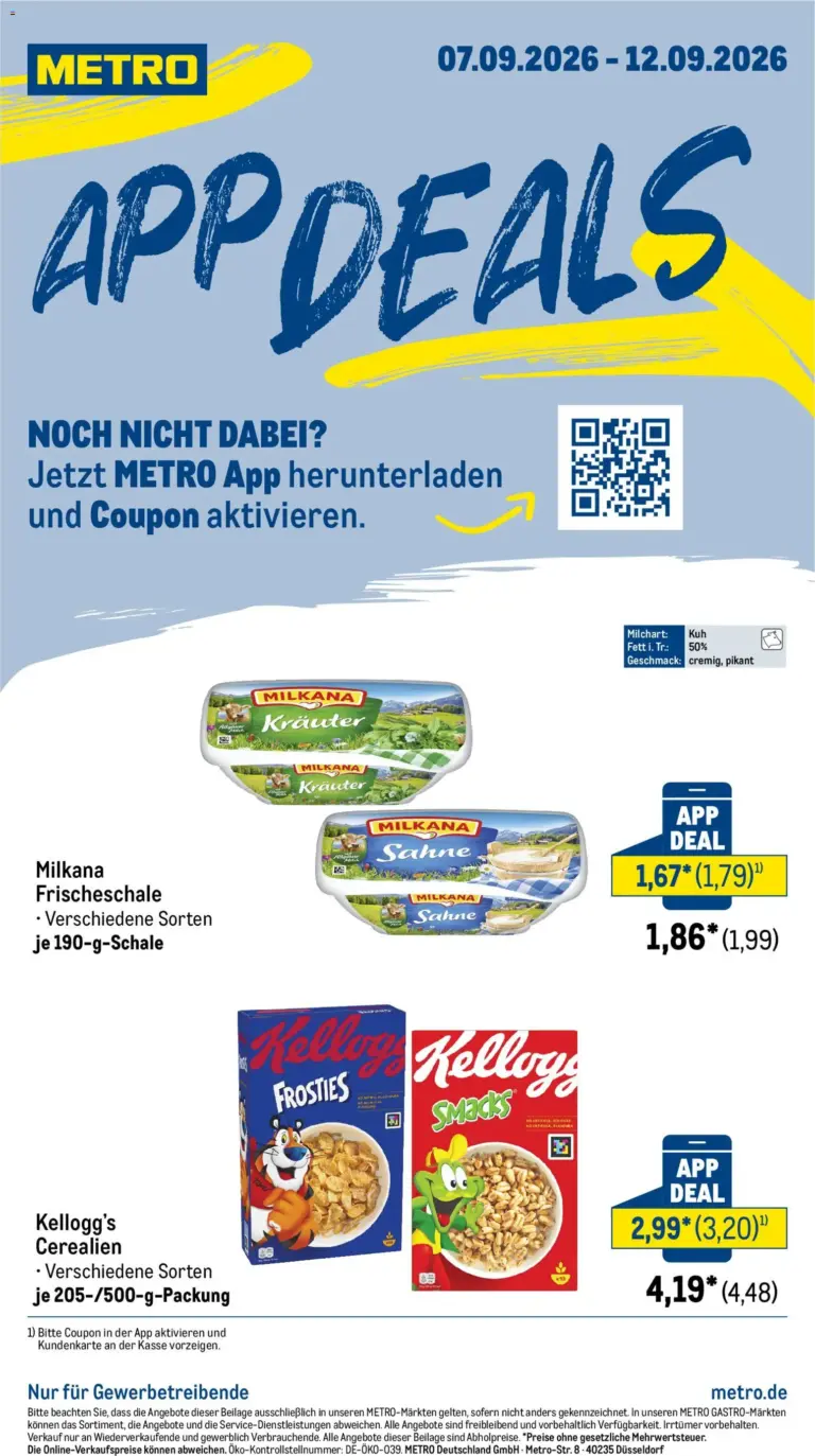 Metro App Deals ab 07.09.2026