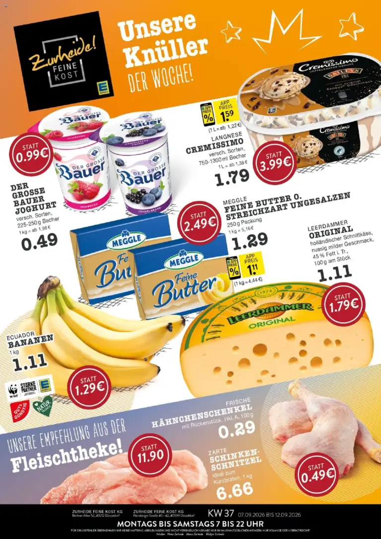 Edeka Zurheide Prospekt ab 07.09.2026
