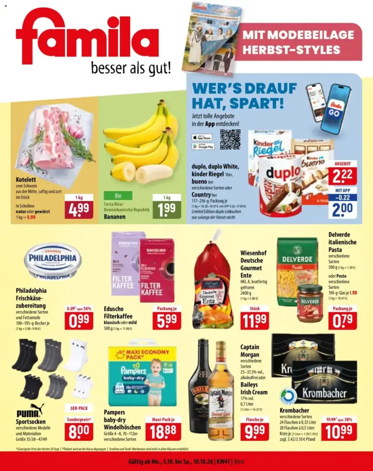 Famila Prospekt vom 05.10.2026 bis 10.10.2026