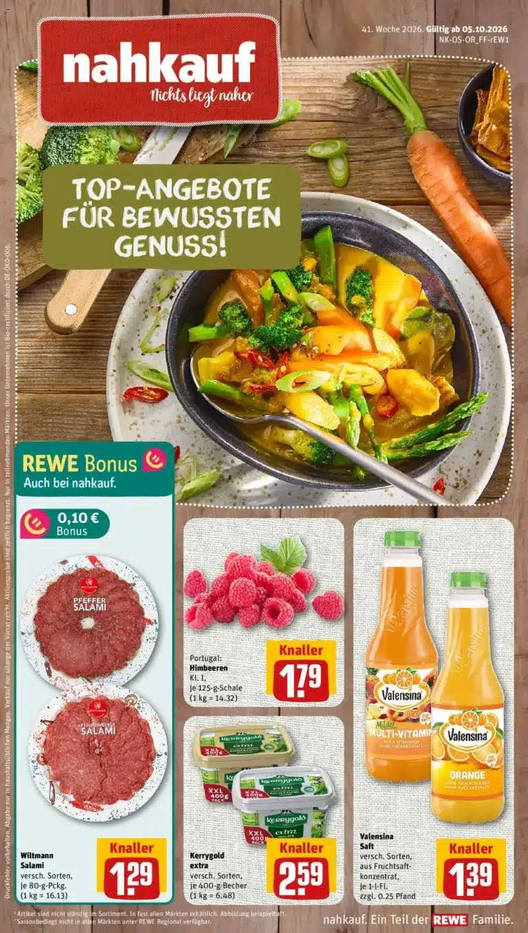 Nahkauf Prospekt vom 05.10.2026 bis 11.10.2026