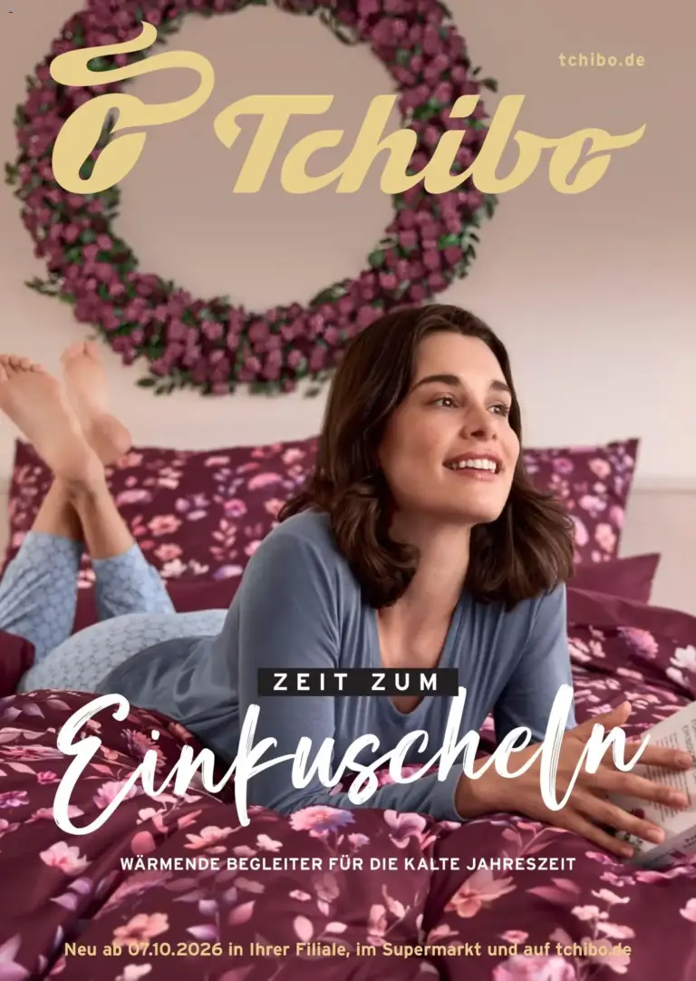 Prospekt Tchibo Einkuscheln vom 07.10.2026 bis 27.10.2026