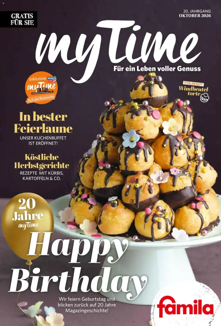 Famila Nordwest myTime Oktober 2026 vom 01.10.2026 bis 31.10.2026