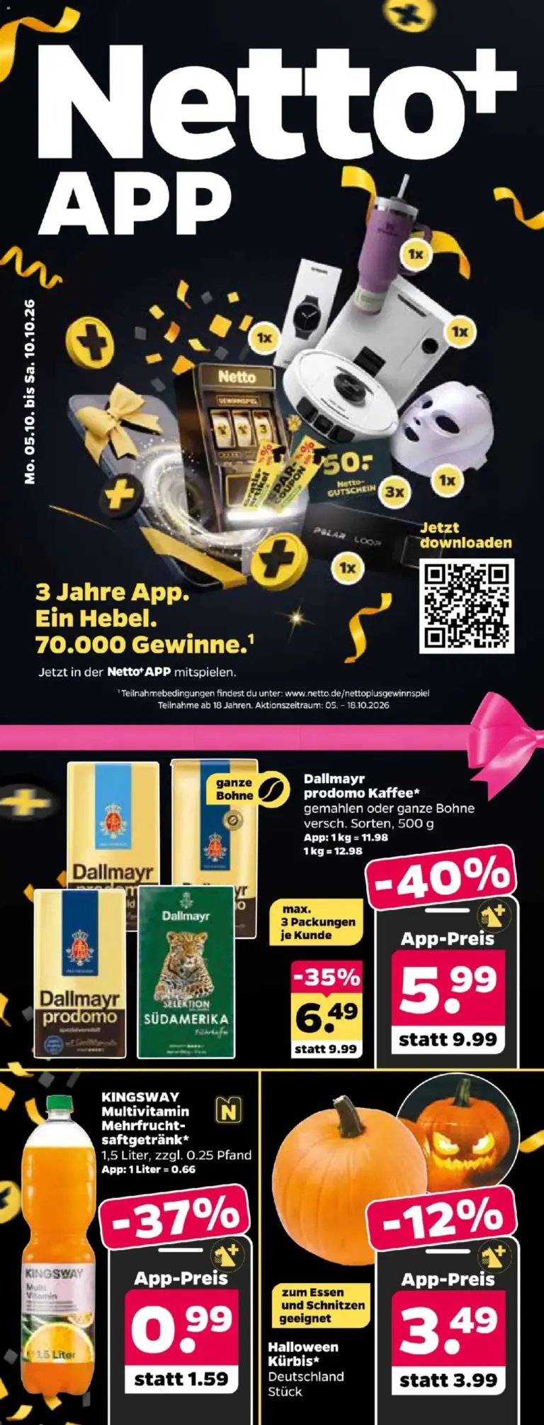 Netto App vom 05.10.2026 bis 10.10.2026