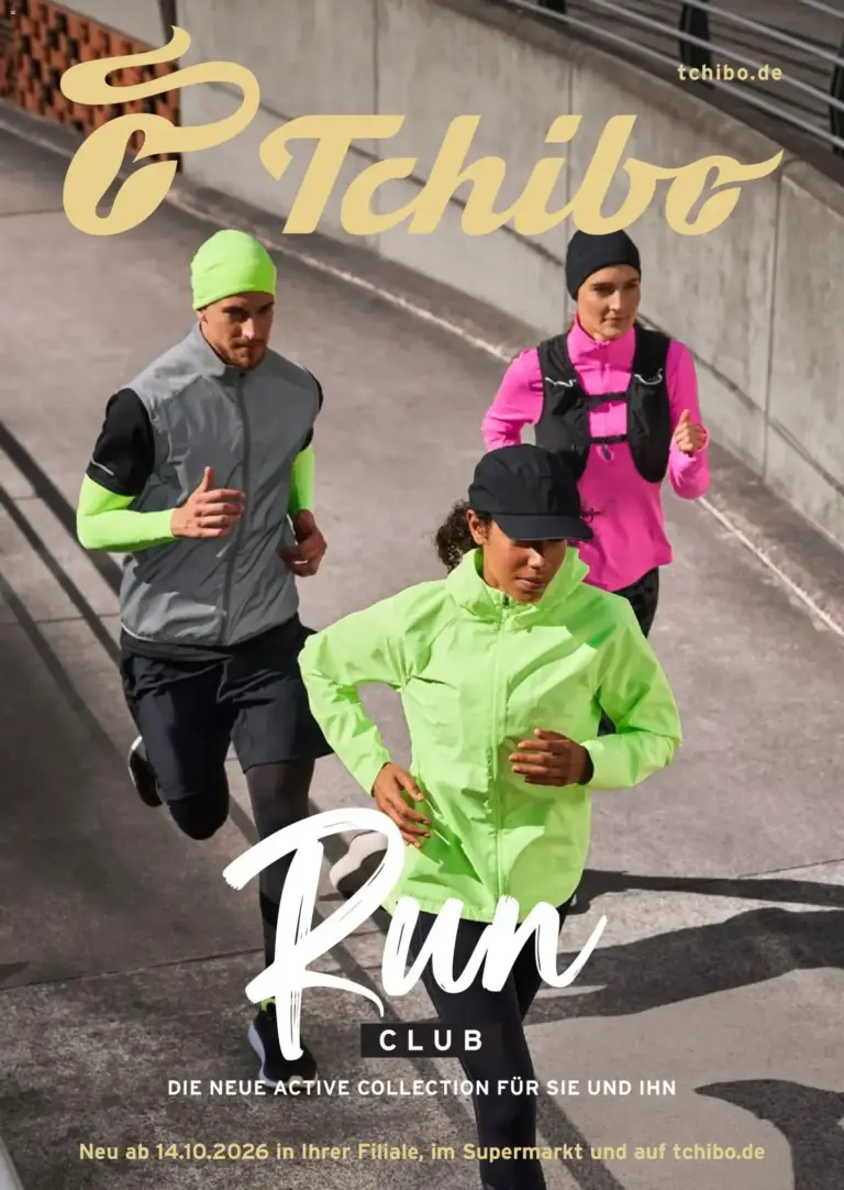 Prospekt Tchibo Run Club vom 14.10.2026 bis 03.11.2026