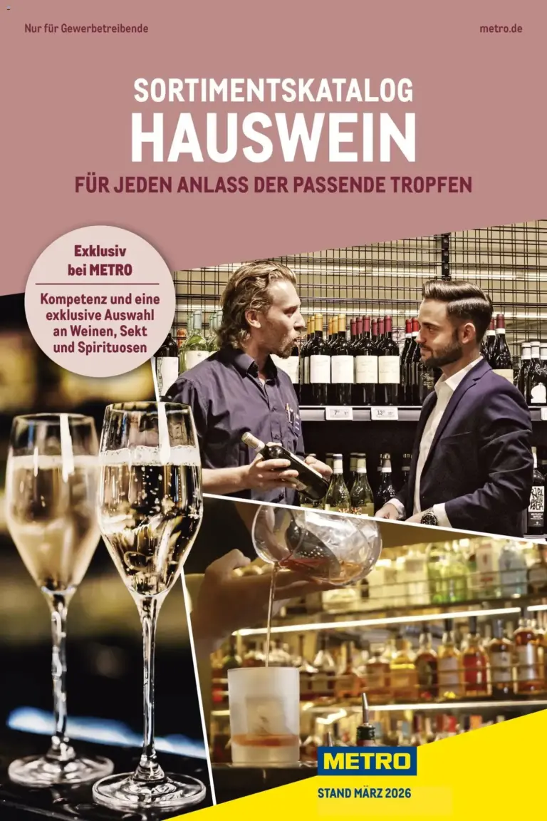 Metro Hauswein-Katalog vom 03.03.2026 bis 28.02.2027