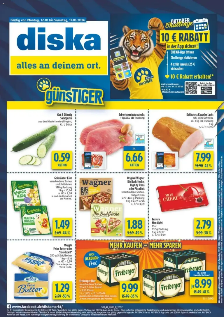 Diska Prospekt vom 12.10.2026 bis 17.10.2026
